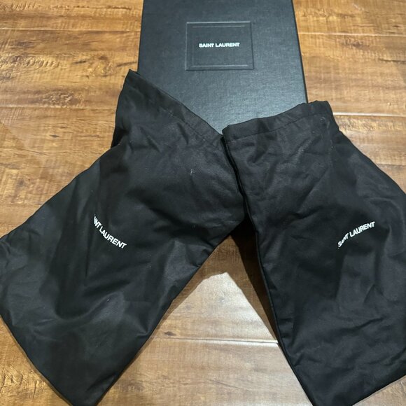 NWT Saint Laurent dream velvet sling back sandal. Size 39 - Picture 7 of 9